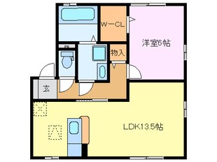 シダーフィールドＡ棟の物件間取画像